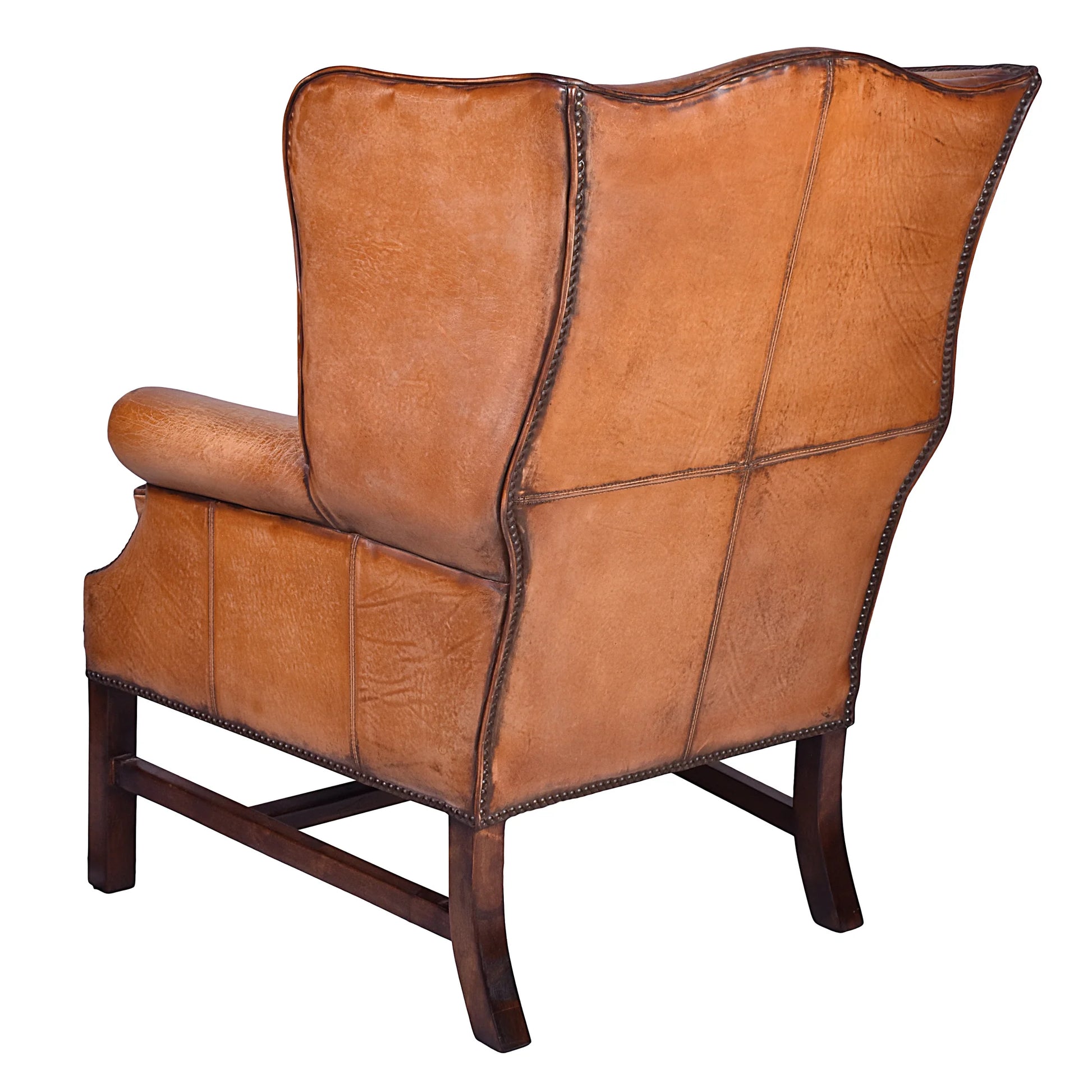 TULSA VINTAGE LEATHER ARMCHAIR - MyChocolateWood