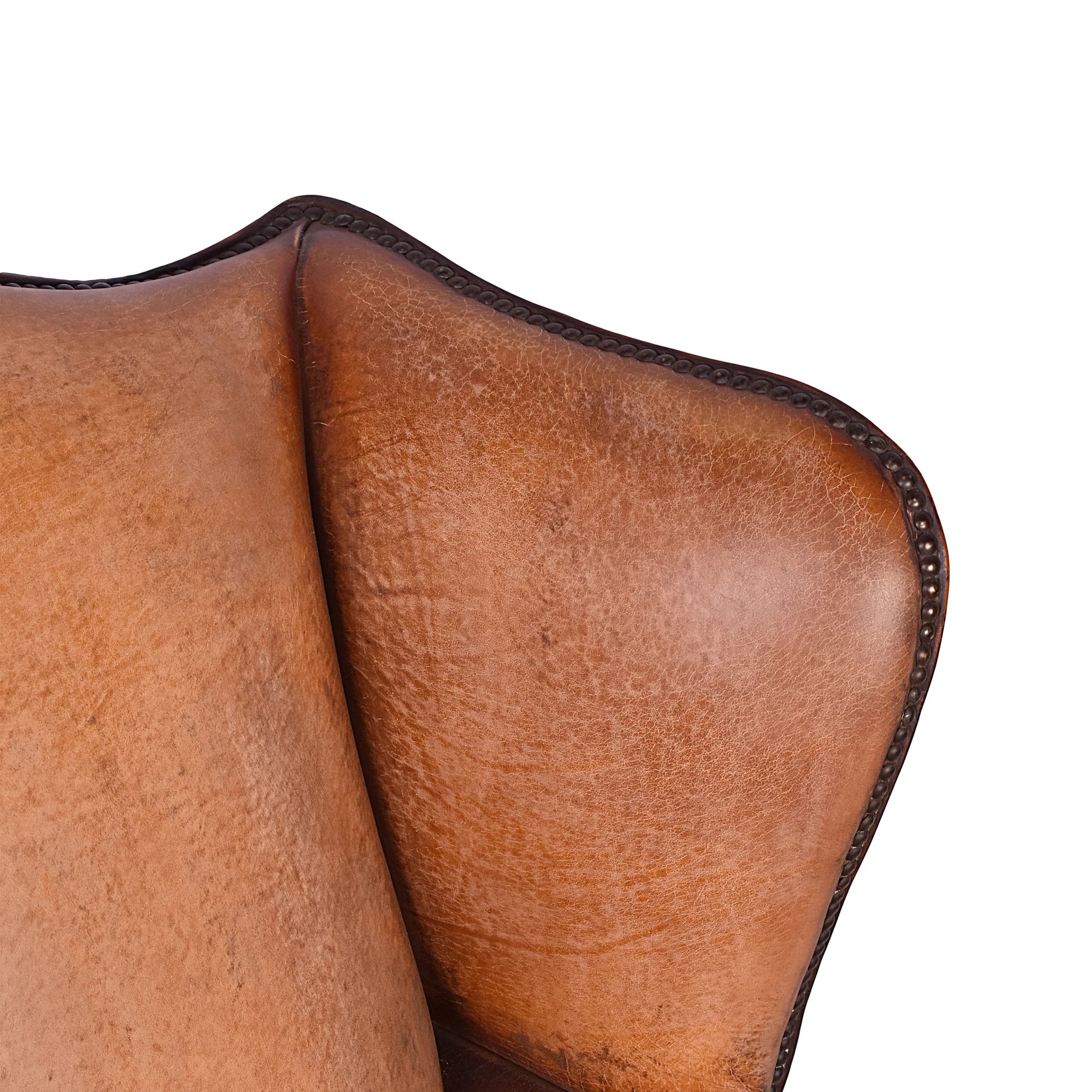 TULSA VINTAGE LEATHER ARMCHAIR - MyChocolateWood