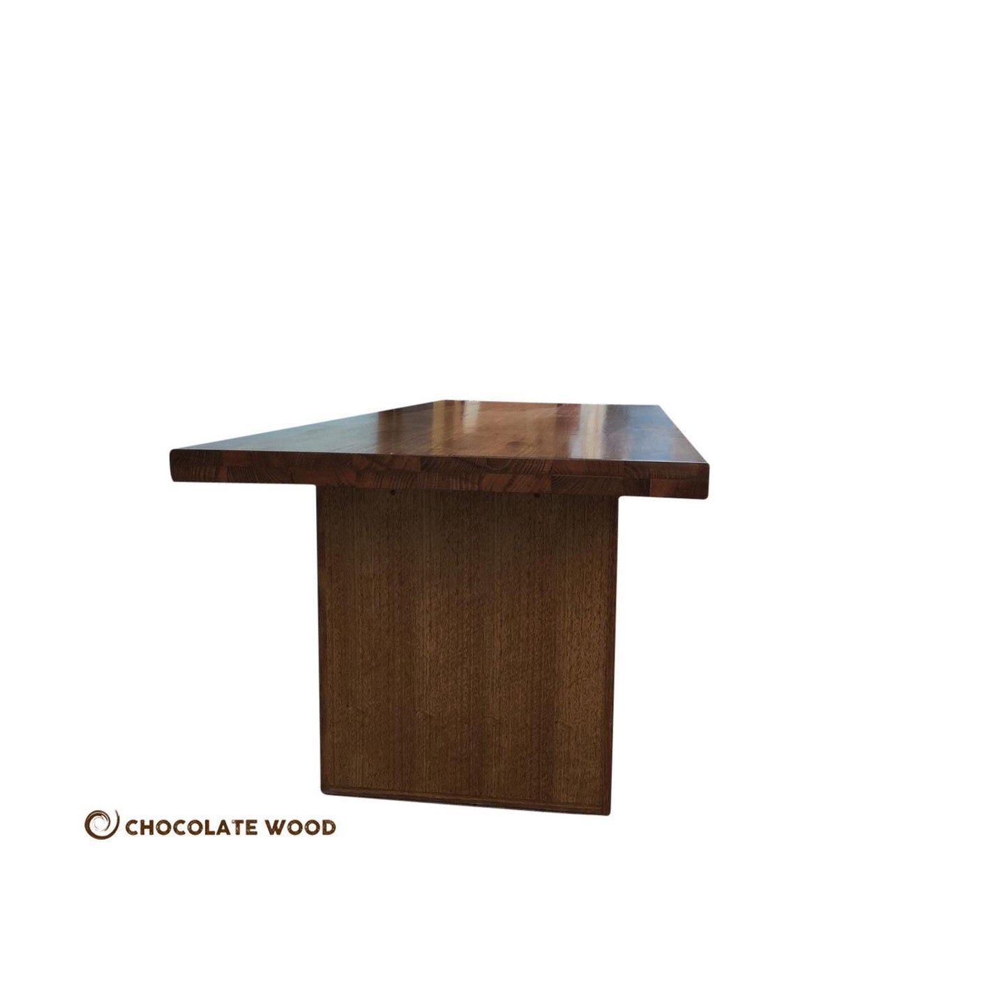 TURELLA SOLID RECYCLED TASSIE OAK DINING TABLE 240CM - MyChocolateWood