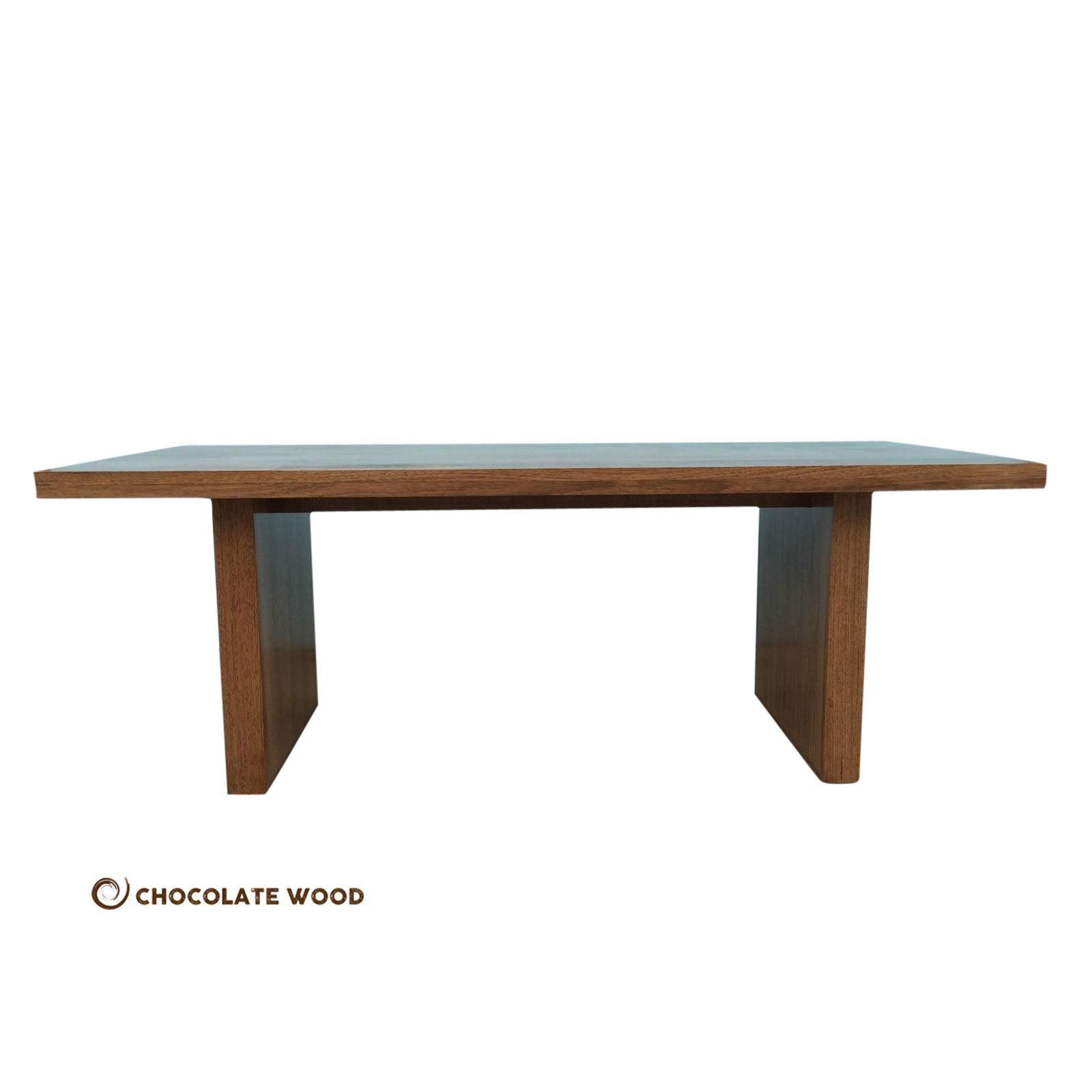 TURELLA SOLID RECYCLED TASSIE OAK DINING TABLE 240CM - MyChocolateWood