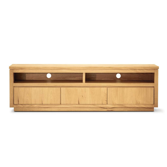 VALANCE MESSMATE TV UNIT 3 DRAWERS IN CLEAR LACQUER - MyChocolateWood