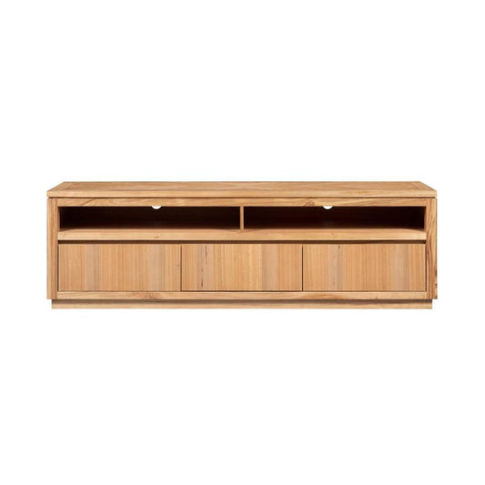 VALANCE TASSIE OAK 3 DRAWERS TV UNIT IN NATURAL - MyChocolateWood