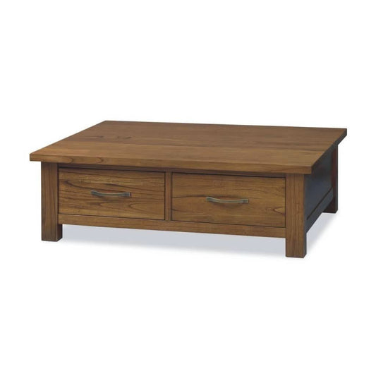VALDEZ SOLID MOUNTAIN ASH COFFEE TABLE NATURAL - MyChocolateWood