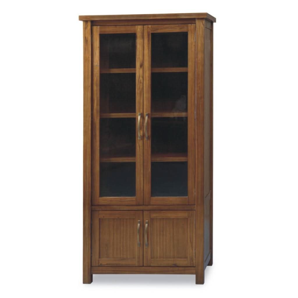 VALDEZ SOLID MOUNTAIN ASH DISPLAY UNIT NATURAL - MyChocolateWood