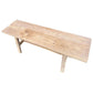 VALENCIA FARMHOUSE RUSTIC BENCH IN RECYCLED ELM FULL LENGTH 120CM - MyChocolateWood
