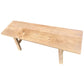 VALENCIA FARMHOUSE RUSTIC BENCH IN RECYCLED ELM FULL LENGTH 120CM - MyChocolateWood