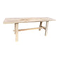 VALENCIA FARMHOUSE RUSTIC BENCH IN RECYCLED ELM FULL LENGTH 120CM - MyChocolateWood
