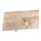 VALENCIA FARMHOUSE RUSTIC BENCH IN RECYCLED ELM FULL LENGTH 120CM - MyChocolateWood