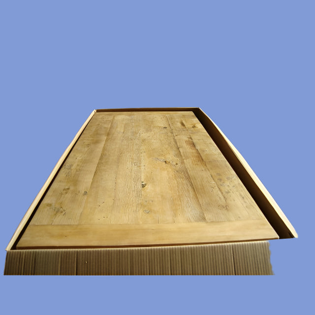 VALENCIA RECYCLED ELM FARMHOUSE DINING TABLE 184CM - MyChocolateWood