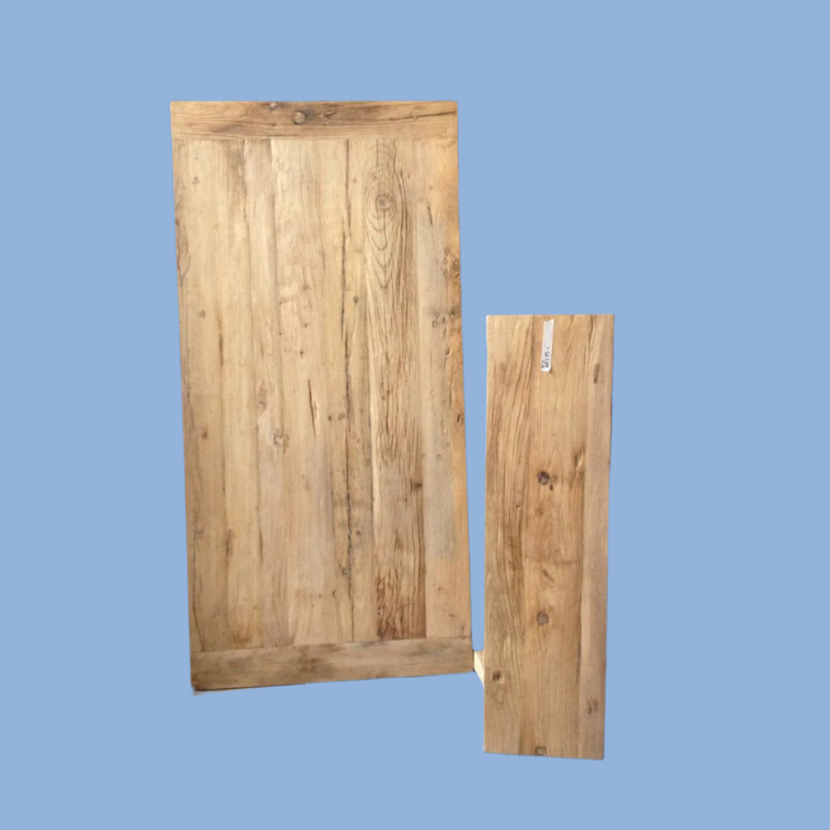 VALENCIA RECYCLED ELM FARMHOUSE DINING TABLE 184CM - MyChocolateWood