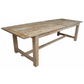 VALENCIA RECYCLED ELM FARMHOUSE DINING TABLE 290CM - MyChocolateWood
