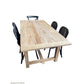 VALENCIA RECYCLED ELM FARMHOUSE DINING TABLE 290CM - MyChocolateWood