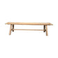 VALENCIA RECYCLED ELM FARMHOUSE RUSTIC BENCH FULL LENGTH 160CM - MyChocolateWood