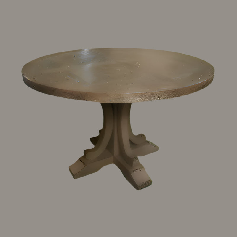 VALENTINA RECLAIMED ELM WOOD ROUND DINING TABLE 150CM- ALL NATURAL - MyChocolateWood
