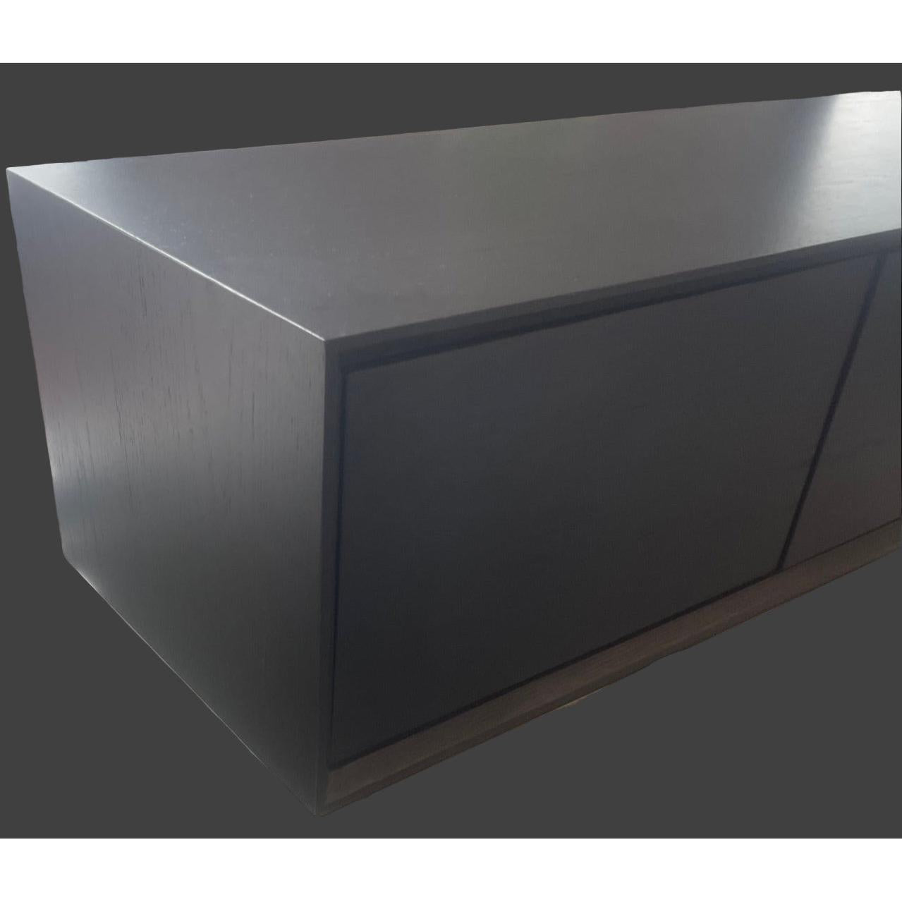 VALERIE 4 DRAWERS PUSH TO OPEN AMERICAN OAK ETU BLACK - MyChocolateWood