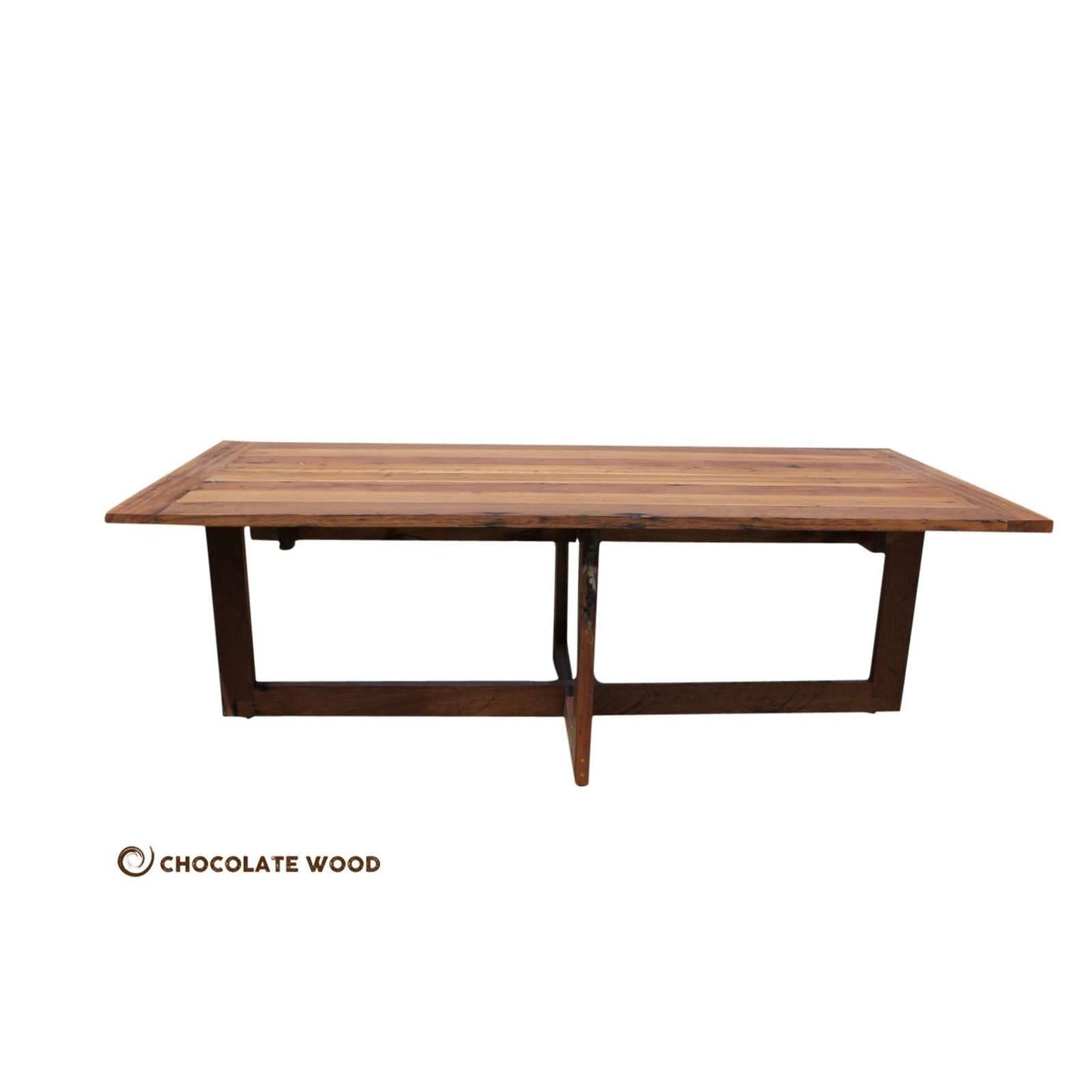 VAUCLUSE AUSTRALIAN CUSTOM-MADE 8-SEATER DINING TABLE IN RECYCLED HARDWOOD - MyChocolateWood