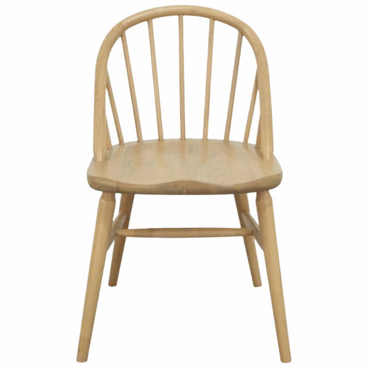 VERA SOLID OAK DINING CHAIRS IN NATURAL SET OF 2 - MyChocolateWood