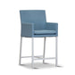 Versa Fixed Bar Chair, White / Blue - MyChocolateWood
