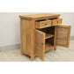 VILLA RUSTIC LOUVRE STYLE BUFFET/SIDEBOARD WITH 2 DOORS & 2 DRAWERS  - MyChocolateWood