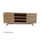 WAVERTON SPOTTED GUM 2 DOORS & 3 SHELVES TV/ ENTERTAINMENT UNIT AUSTRALIAN CUSTOM MADE TO ORDER - MyChocolateWood