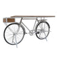 WHITE VINTAGE BICYCLE BAR- VINTAGE BICYCLE CONVERTED INTO A BAR - FUN PARTIES! - MyChocolateWood