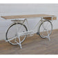 WHITE VINTAGE BICYCLE BAR- VINTAGE BICYCLE CONVERTED INTO A BAR - FUN PARTIES! - MyChocolateWood