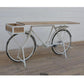 WHITE VINTAGE BICYCLE BAR- VINTAGE BICYCLE CONVERTED INTO A BAR - FUN PARTIES! - MyChocolateWood