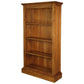 WIDE TASMANIA BOOKCASE IN LIGHT PECAN FINISH - MyChocolateWood