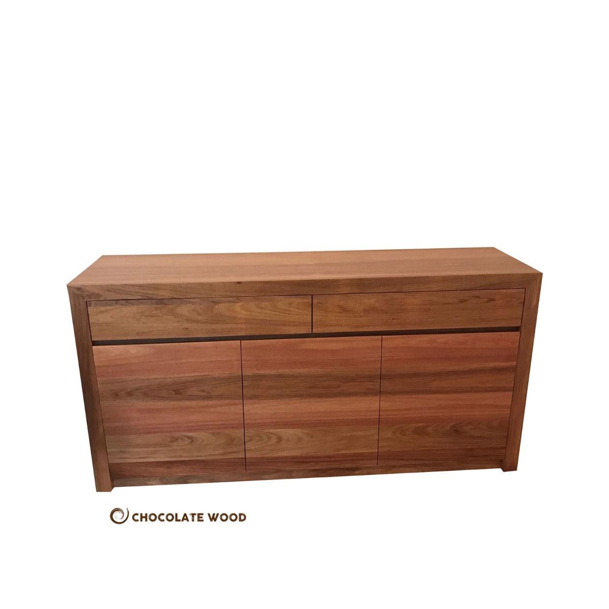 WINDSOR 2 DRAWER 3 DOOR BUFFET/SIDEBOARD IN TASMANIAN BLACKWOOD - AUSTRALIAN CUSTOM MADE - MyChocolateWood