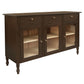 WINSTON BUFFET/SIDEBOARD 3 DOORS & 3 DRAWERS - WALNUT - MyChocolateWood
