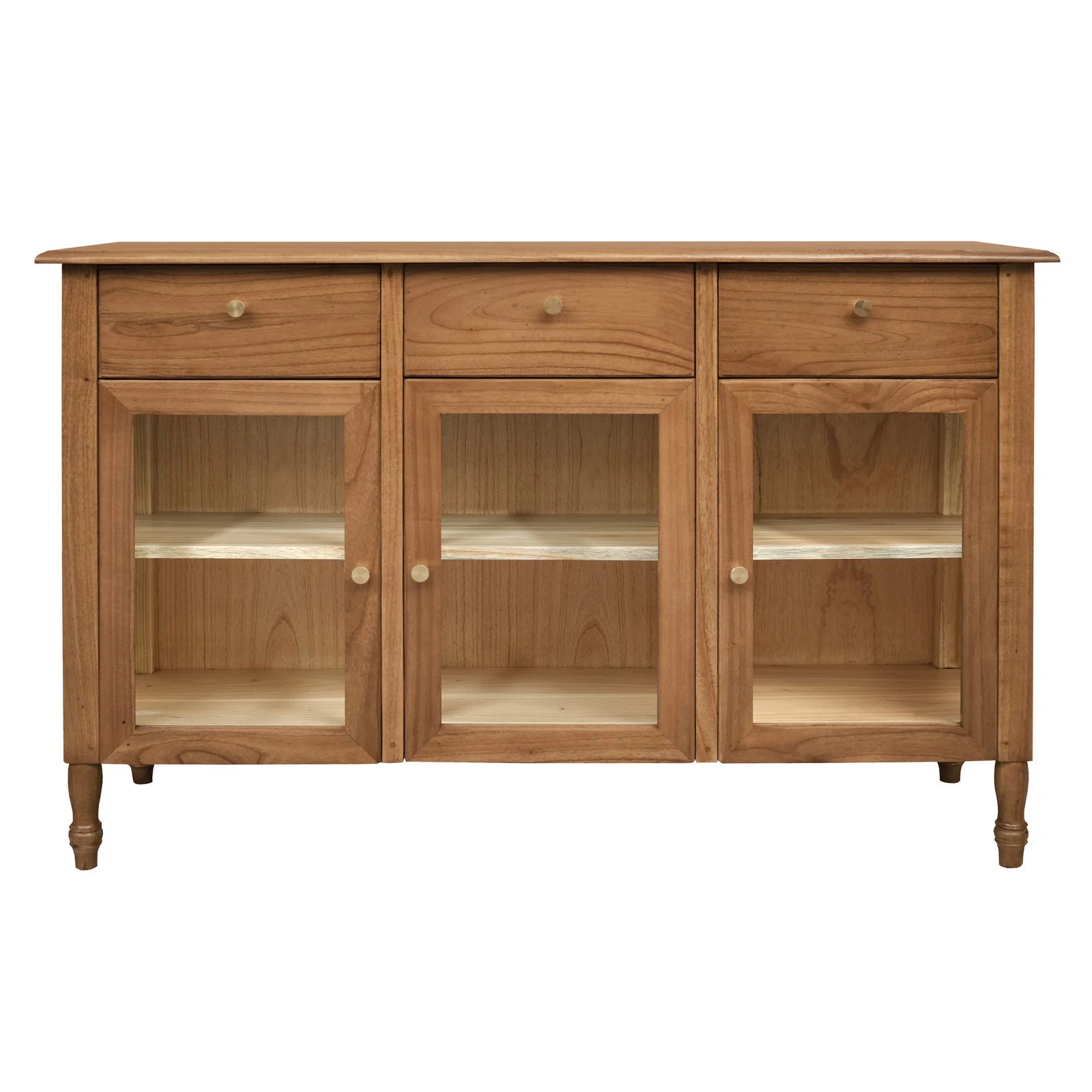 WINSTON SOLID WHITE CEDAR BUFFET/SIDEBOARD 3 DOORS & 3 DRAWERS - ALMOND - MyChocolateWood