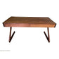 ZETA AUSTRALIAN CUSTOM MADE TASSIE OAK DESK DARK HONEY FINISH - MyChocolateWood