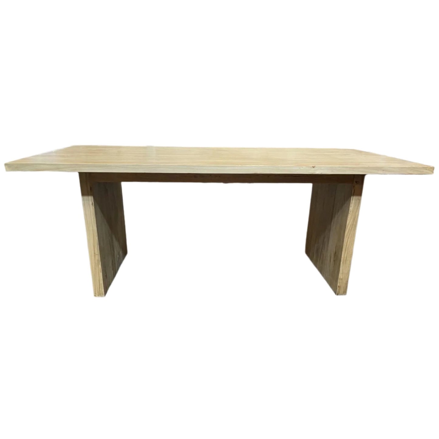 ZEUS RECYCLED ELM DINING TABLE 184CM - MyChocolateWood