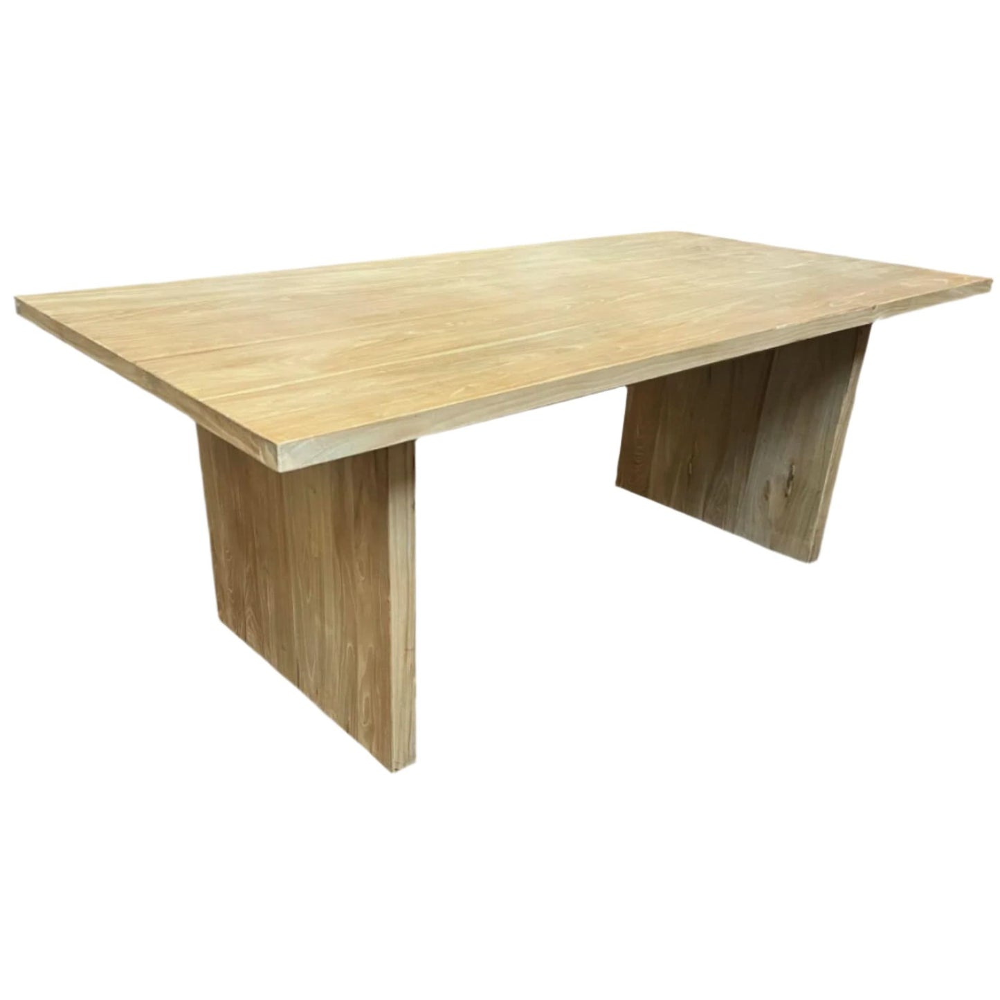 ZEUS RECYCLED ELM DINING TABLE 184CM - MyChocolateWood