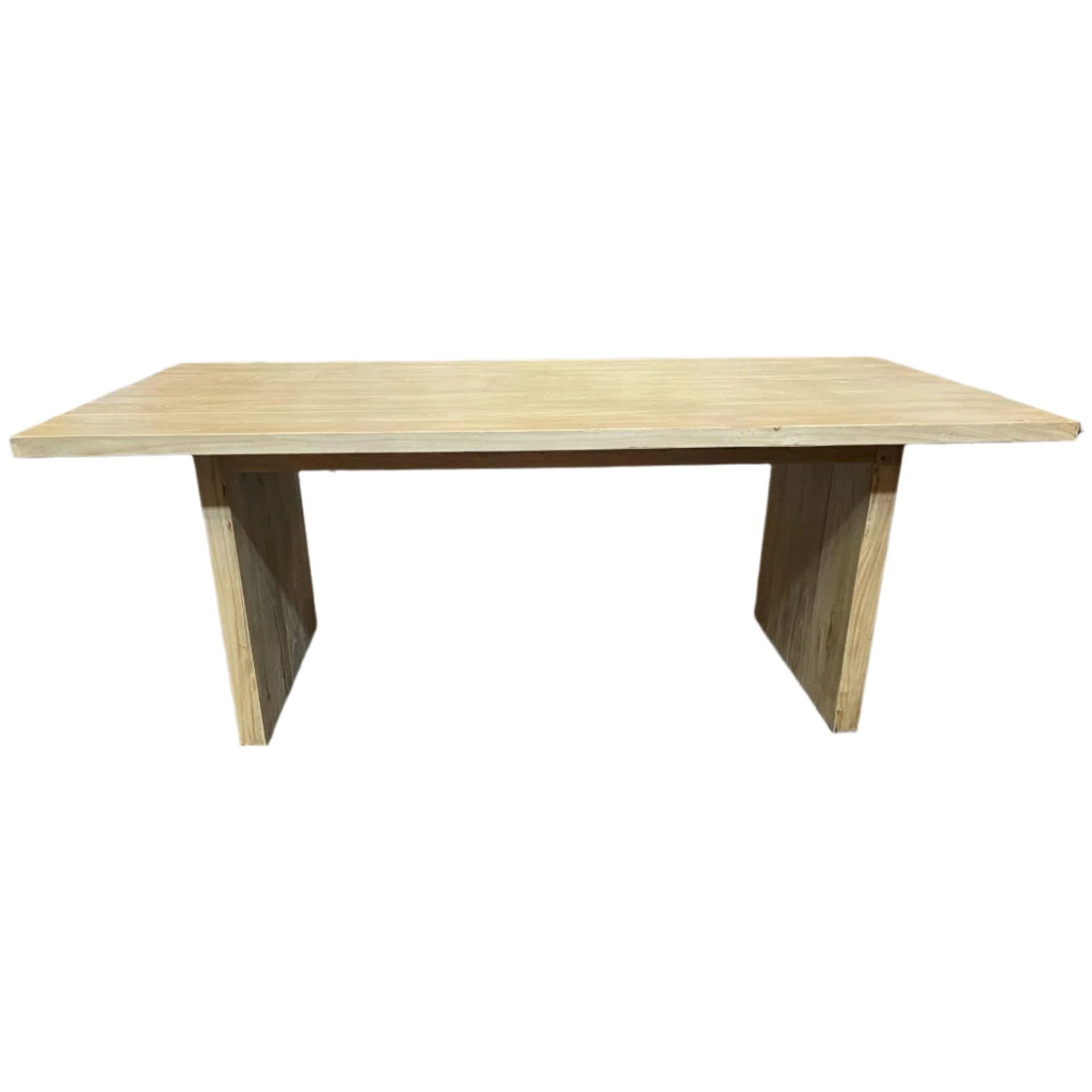 ZEUS RECYCLED ELM DINING TABLE 240CM - MyChocolateWood