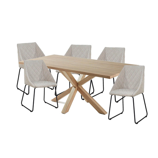 Cheap Online MESSI DINING SET - NATURAL TABLE