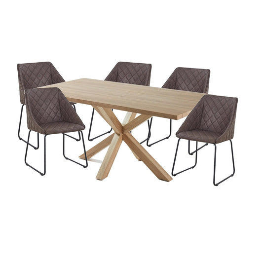 Cheap Online  NATURAL TABLE +6 chairs