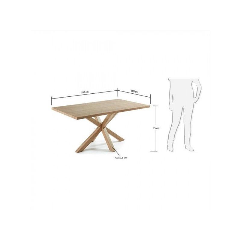 MESSI DINING SET - NATURAL TABLE