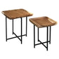 LEON TRAY/NEST OF TABLES 2 PIECE - MyChocolateWood