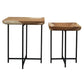 LEON TRAY/NEST OF TABLES 2 PIECE - MyChocolateWood