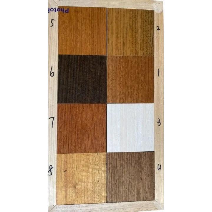 AUSTRALIAN CUSTOM-MADE BENJAMIN TASSIE OAK 2 PIECE CUBE BOOKCASE