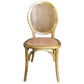 ISLANDER RECYCLED ELM TIMBER DINING CHAIR OPEN RATTAN WEAVE NATURAL 44X55X95(H) CM - MyChocolateWood