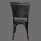 BERRY PROVINCIAL RUSTIC DINING CHAIR IN BLACK - MyChocolateWood