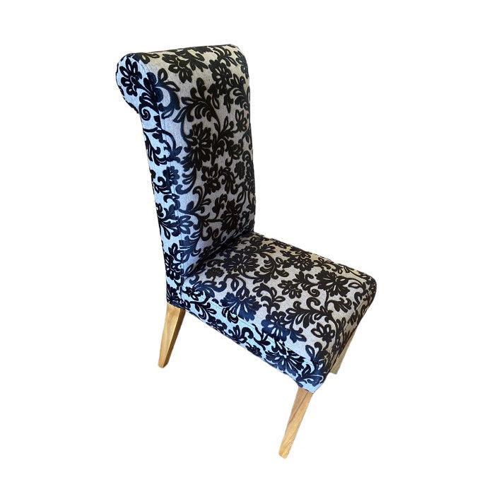 MARYLAND WARWICK ONYX VIVALDI FABRIC DINING CHAIRS MADE TO ORDER