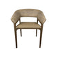 RICCO HAMPTONS CHAIR DINING CHAIR ARMCHAIR SMOKE GREY WASH RATTAN SOREL LEGS - MyChocolateWood