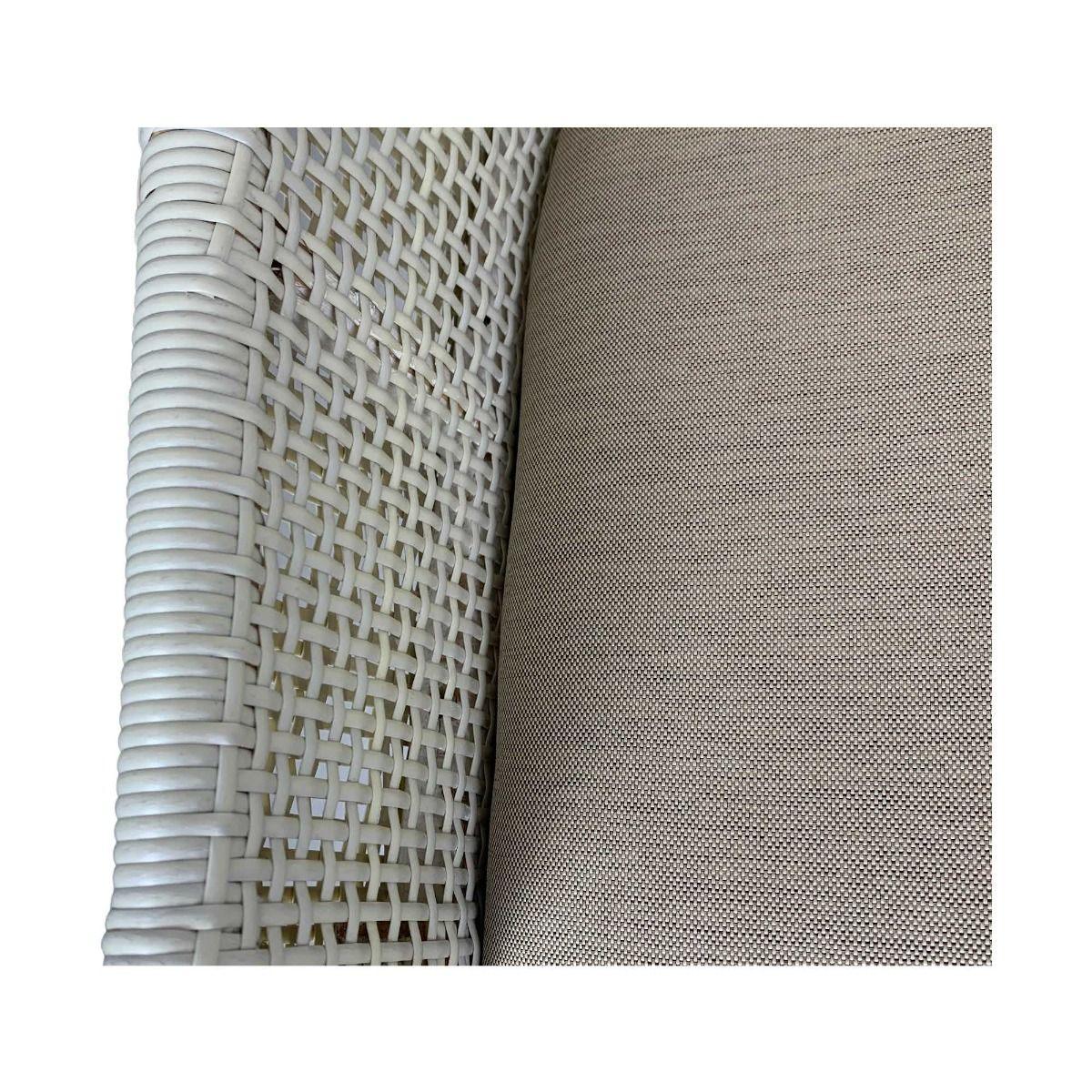 JENALLI HAMPTONS RATTAN OUTDOORS DINING CHAIR ANTIQUE WHITE ON WEAVE