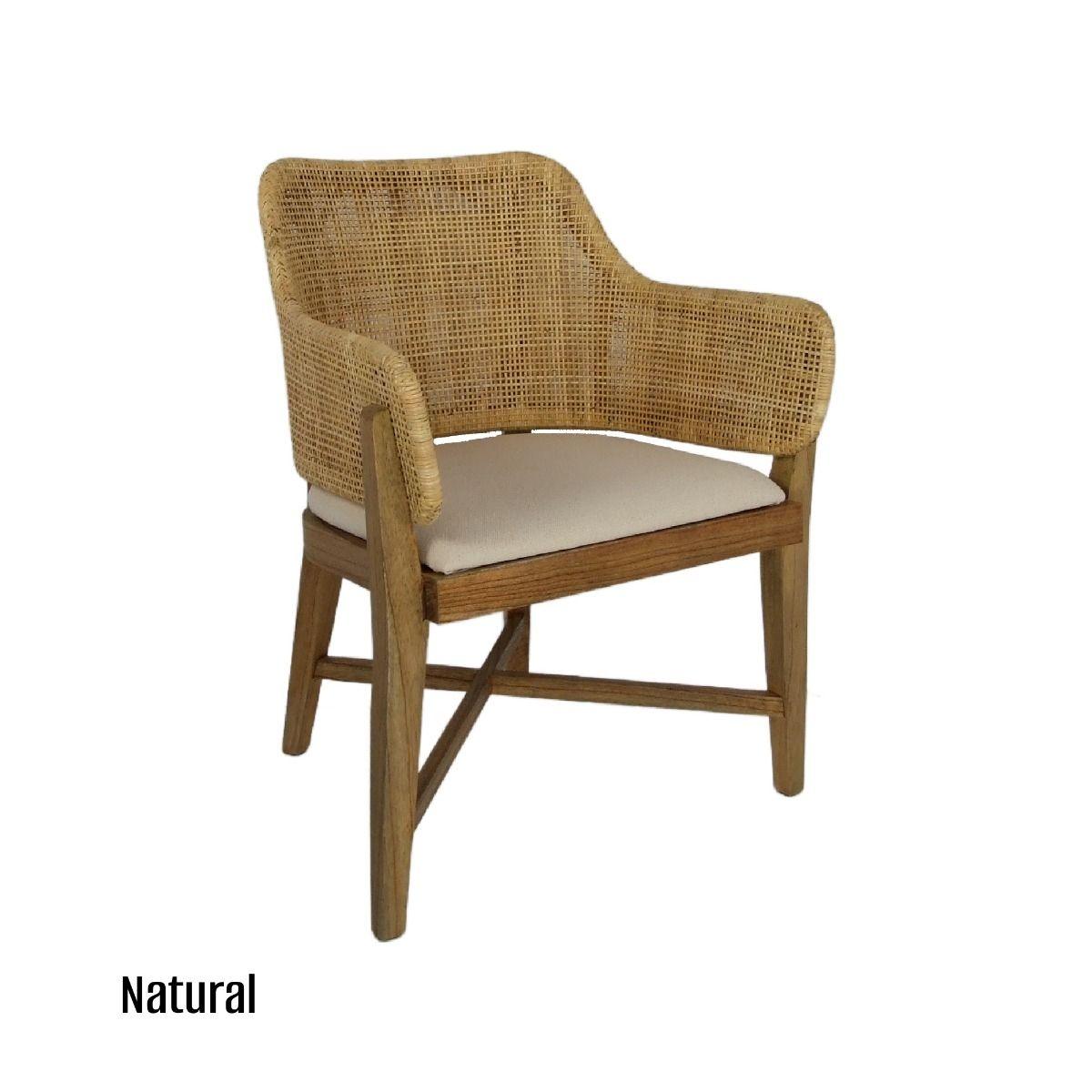 CLERMONT HAMPTONS STYLE DINING CHAIR NATURAL