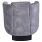 CHESWICK ARMCHAIR IN GREY VELVET - MyChocolateWood