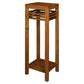 EBONY SOLID MAHOGANY TIMBER PLANT STAND - LIGHT PECAN - MyChocolateWood