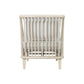 MARLEY MANGO WOOD LOUNGE CHAIR EASY CHAIR IN WHITE DRIFTWOOD